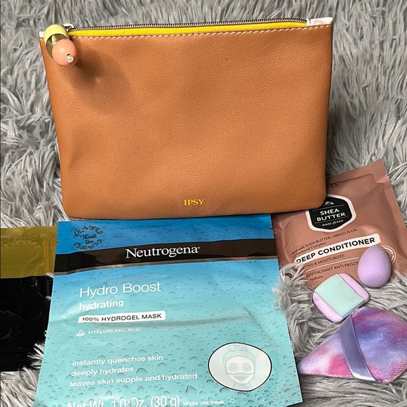 Ipsy Bag & Beauty Bundle Neutrogena Hydro Boost Mask HASK Shea Deep Cond. Mask + - Picture 9 of 10